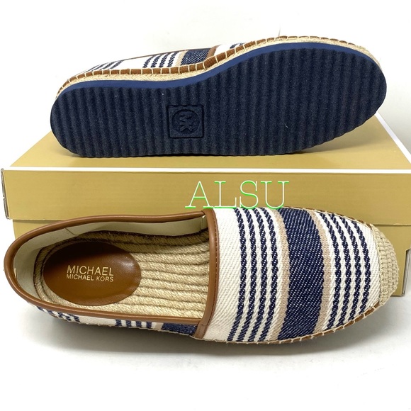 Michael Kors Mathilde Espadrille Canvas Navy Women - Picture 6 of 10